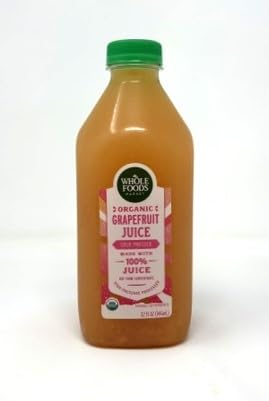 Whole Foods Market Organic Grapefruit Juice, 32 FZ