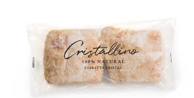 Euro Classic Imports Cristal Ciabatta Bun 4 Count, 9.9 OZ
