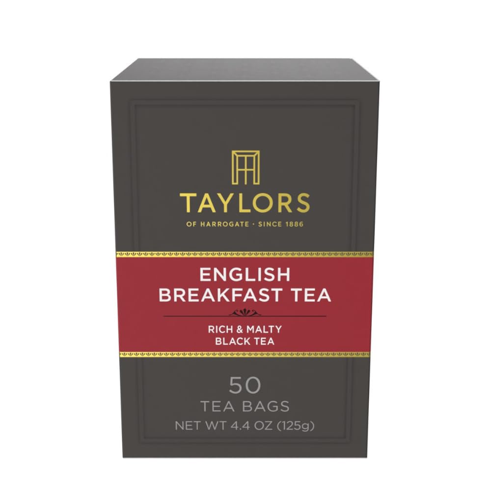 Taylors of Harrogate English Breakfast Black Tea, 50ct (Pack of 1)
