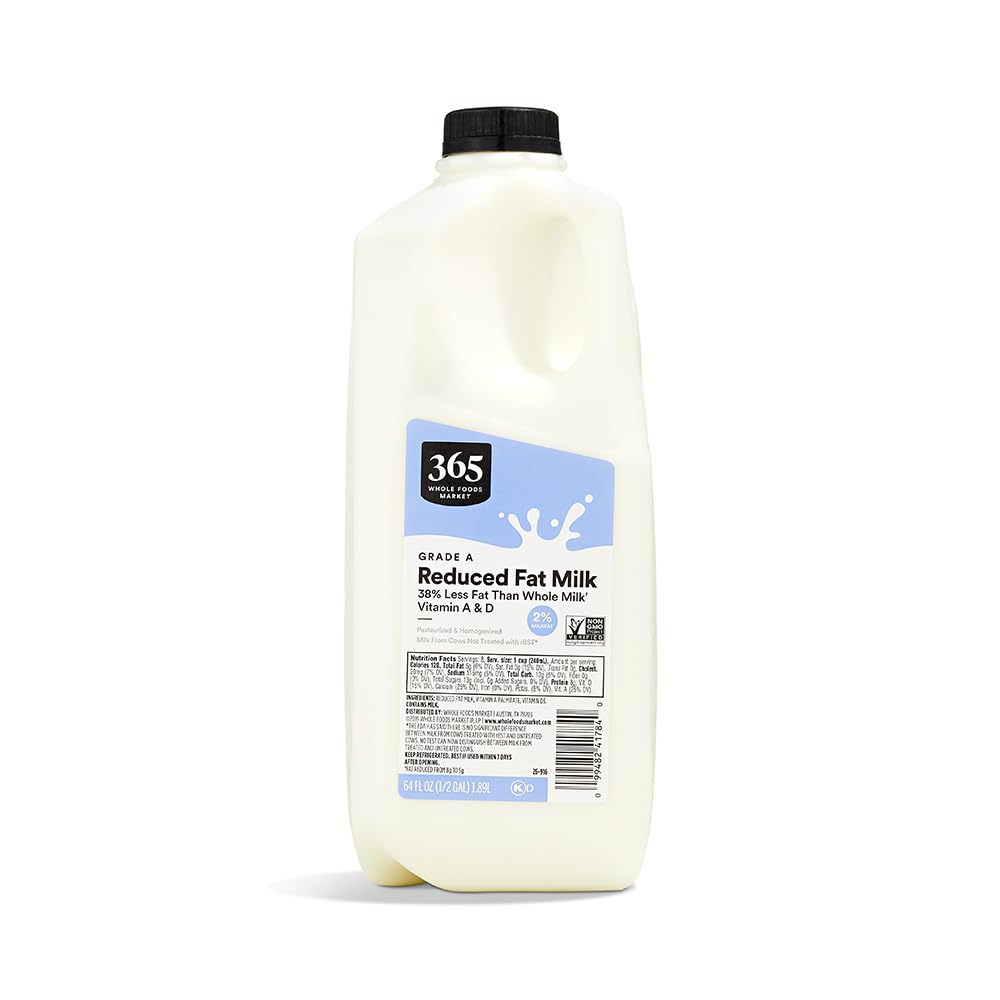 Reduced Fat 2% Milk, Half Gallon
