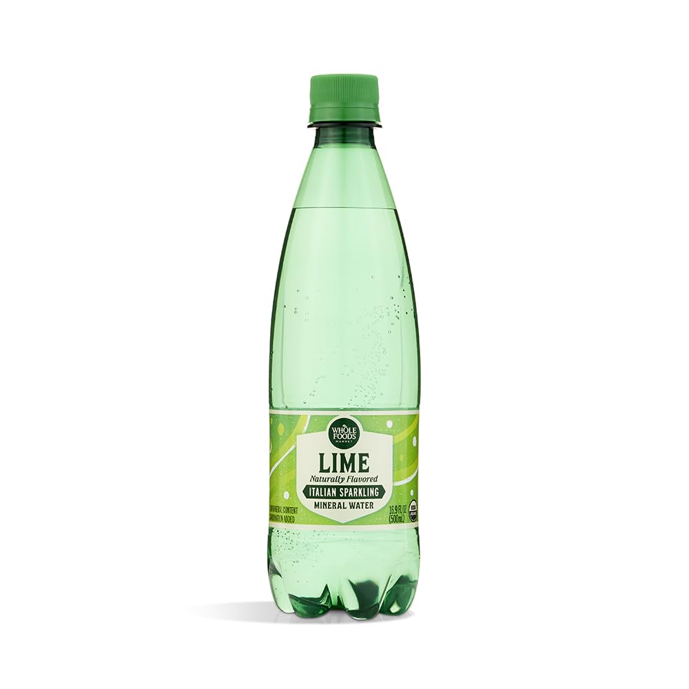 Whole Foods Market Lime Sparkling Mineral, 500 ML