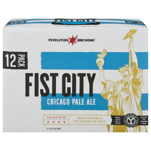 Revolution Brewing Fist City Pale Ale, 6pk, 12 Fl Oz Cans, 5.5% ABV