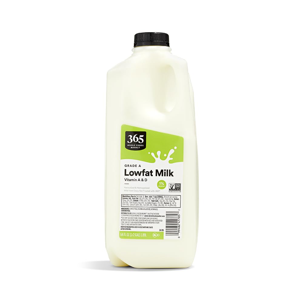 Low Fat 1% Milk, Half Gallon