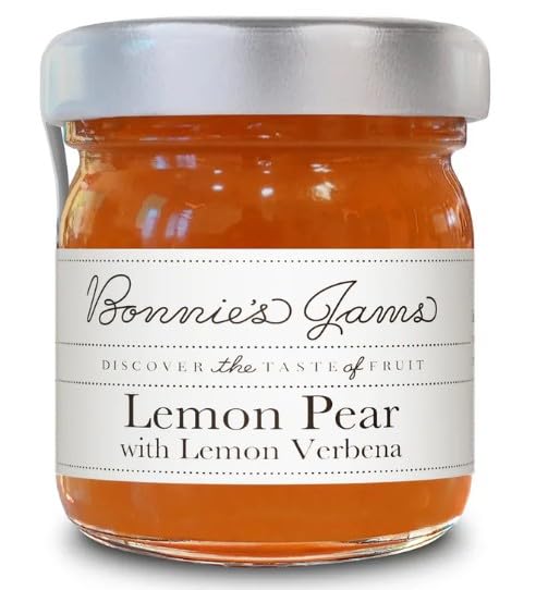 Bonnies Jams Pear Lemon Verbena Conserve Mini, 1.5 OZ