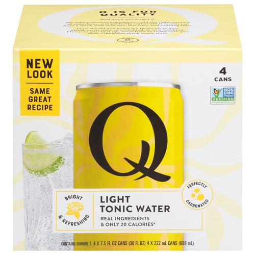 Q Tonic Water Tonic Light 4Pk, 30 Fl oz