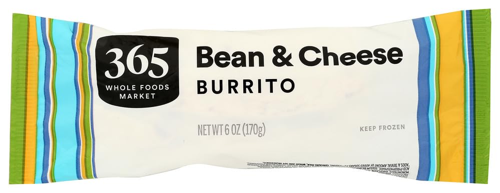 365 by Whole Foods Market Bean and Cheese Burrito, 6 OZ
