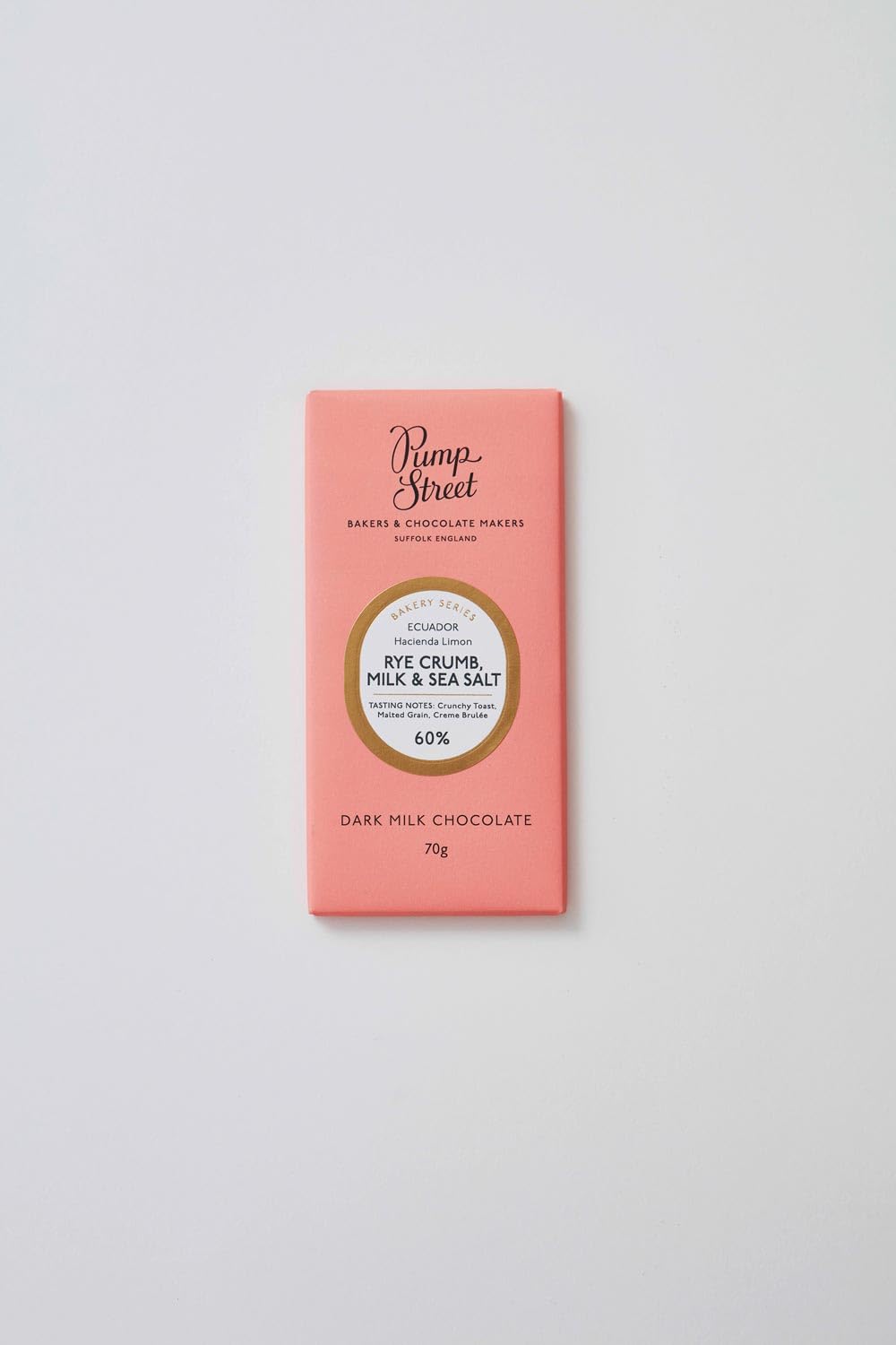 Pump Street Bakery Rye Crumb Chocolate Bar, 70 GR