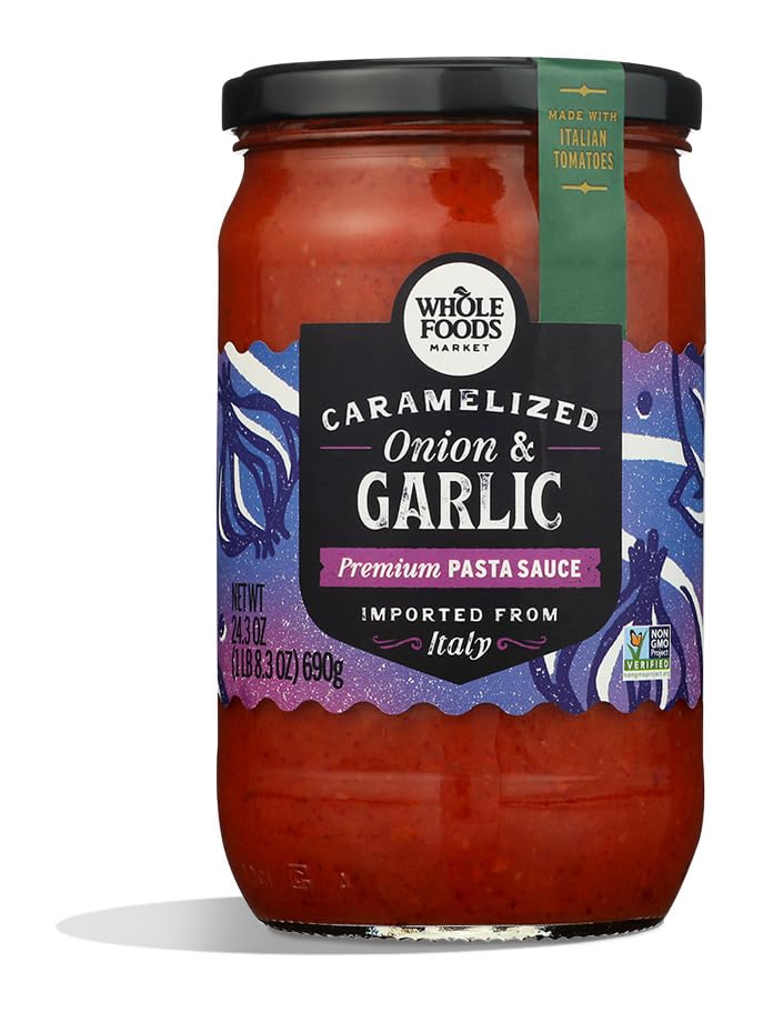 Whole Foods Market Caramalized Onion & Garlic Pasta Sauce, 24.3 OZ