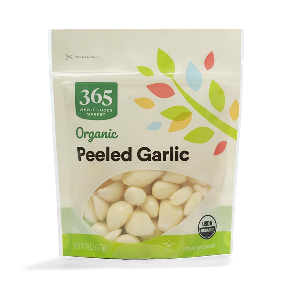 365 by Whole Foods Market Organic Peeled Garlic 6oz, 6 OZ