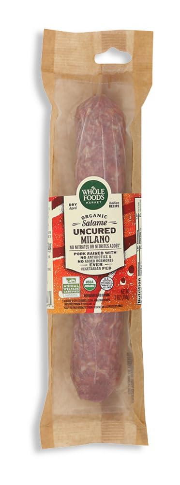 Whole Foods Market Organic Milano Salami Chub, 7 OZ