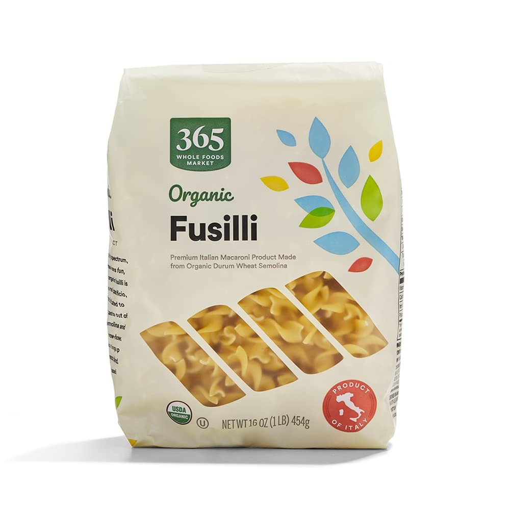365 by Whole Foods Market Organic Fusilli Pasta, 16 Ounce