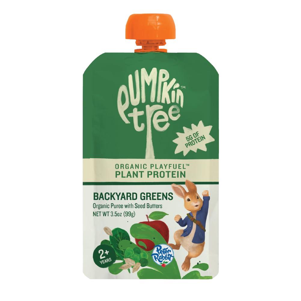 Peter Rabbit Organics Organic Greens Plant Protein Puree, 3.5 OZ