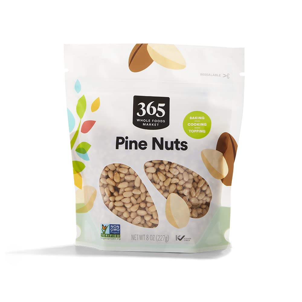 365 by Whole Foods Market Unsalted Pine Nuts, 8 Ounce