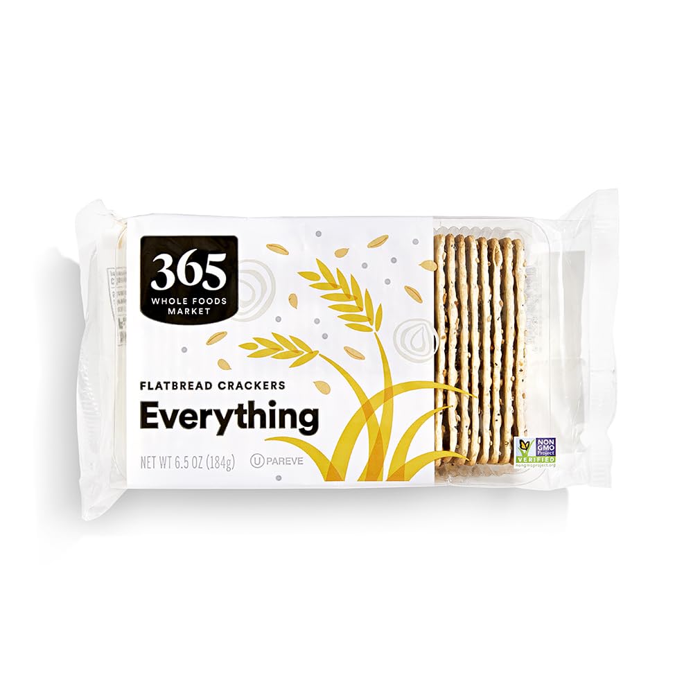 Everything Flavor Flatbread Crackers, 6.5 Ounce