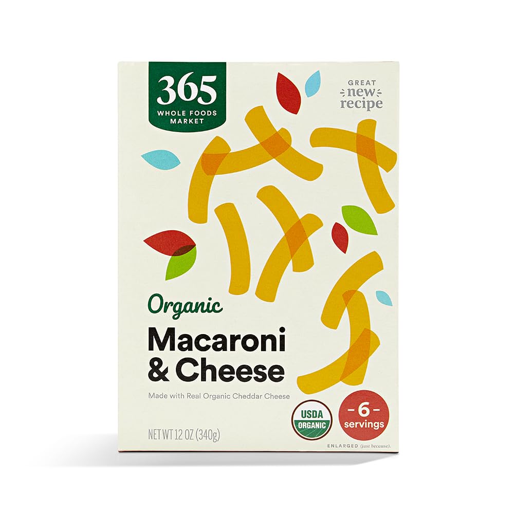 Macaroni And Cheese Family Size Organic, 12 Ounce