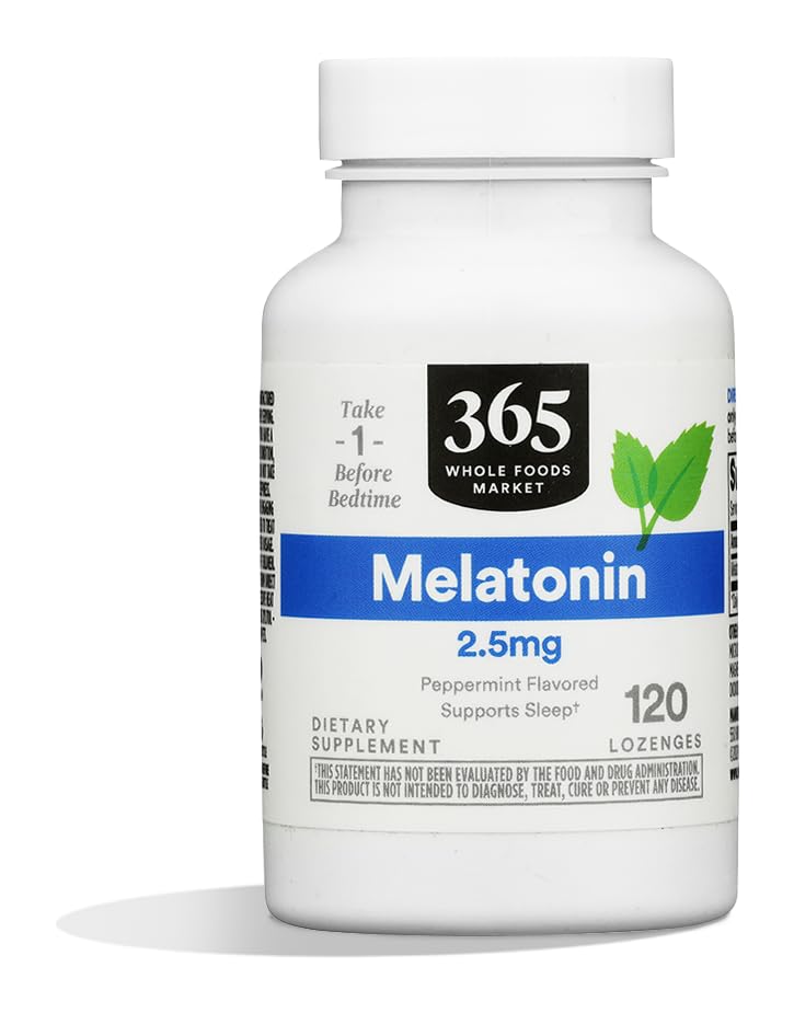 Melatonin Lozenges 2.5mg, Peppermint flavor, 120 ct