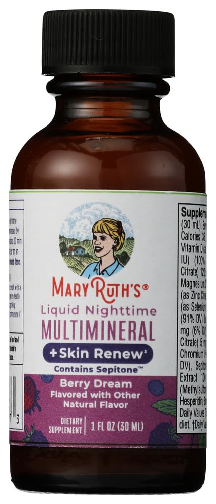 Mary Ruth's Liquid Nighttime Multimineral Plus Skin Renew, 1 FZ