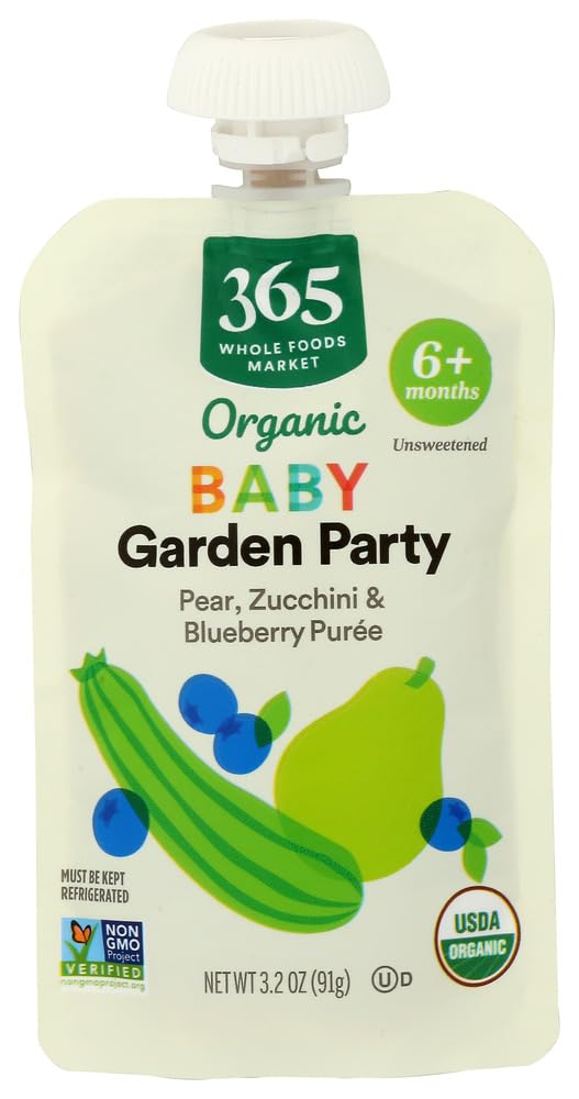 365 by Whole Foods Market Organic Garden Party Medley Baby Food Pouch, 3.2 OZ