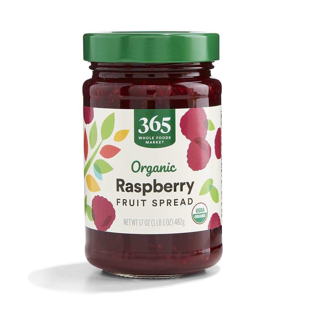 Organic Raspberry Fruit Spread, 17 Ounce