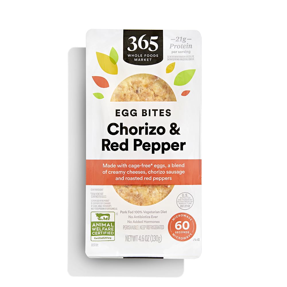 365 by Whole Foods Market Chorizo and Red Pepper Egg Bites, 4.6 OZ