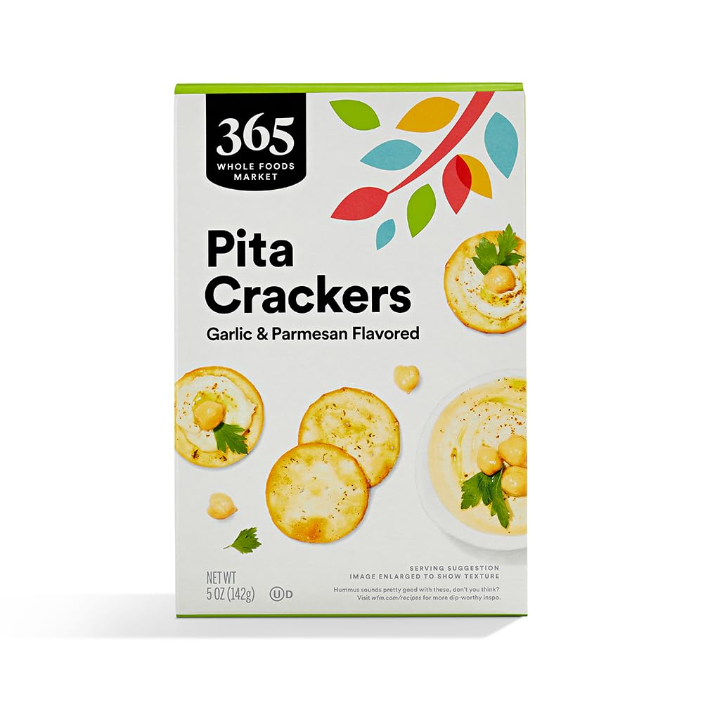 Cracker Pita Parmesan & Garlic, 5 Ounce