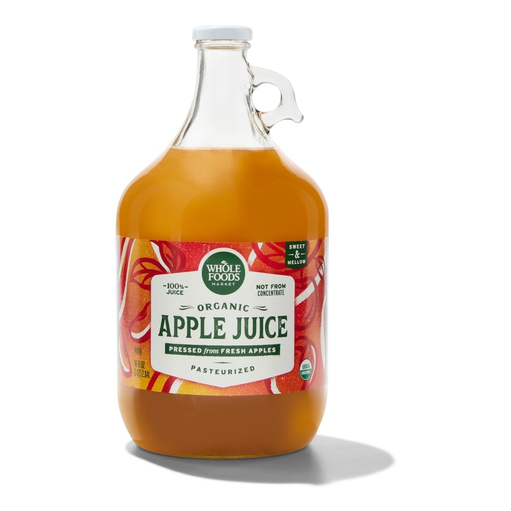 Organic Apple Juice, 96 Fl Oz