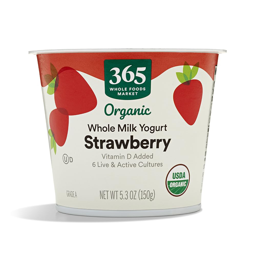 Organic Strawberry Yogurt, 5.3 oz