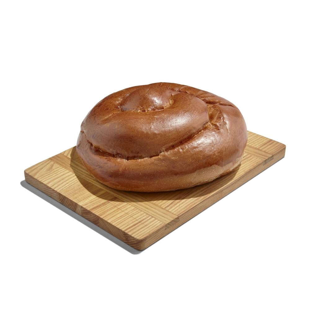 MIAMI ONION ROLL Plain Round Challah Bread, 15 OZ