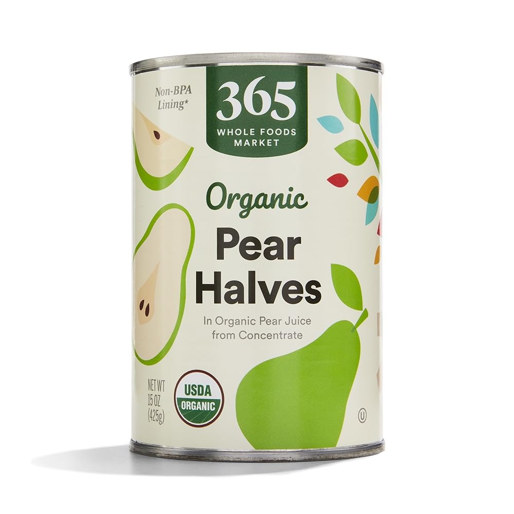 365 by Whole Foods Market Organic Pear Halves, 15 Ounce