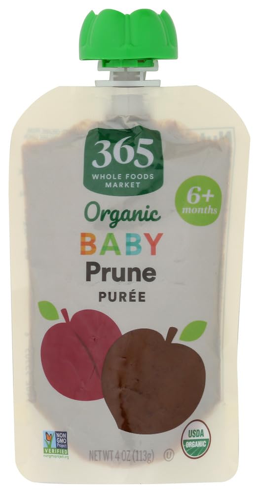 365 by Whole Foods Market Organic Prune Baby Food Sgl, 4 OZ