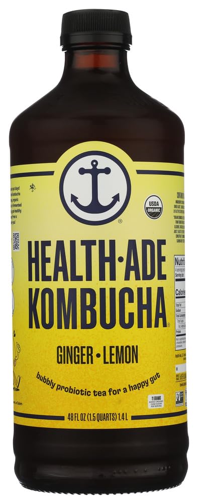Health-Ade Ginger Lemon Kombucha, 48 Ounce