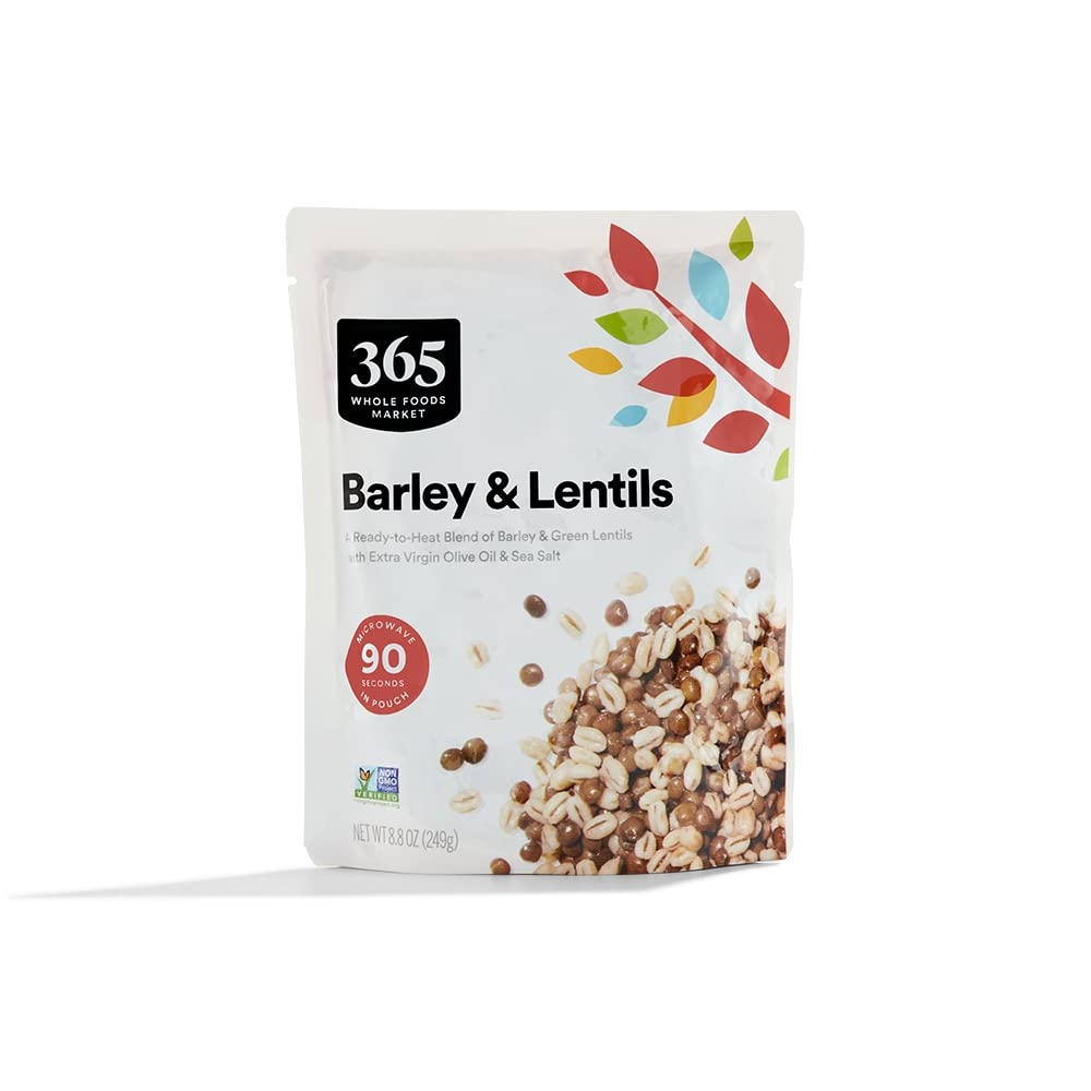 Barley & Green Lentils, Ready-to-Heat, 8.8 Ounce