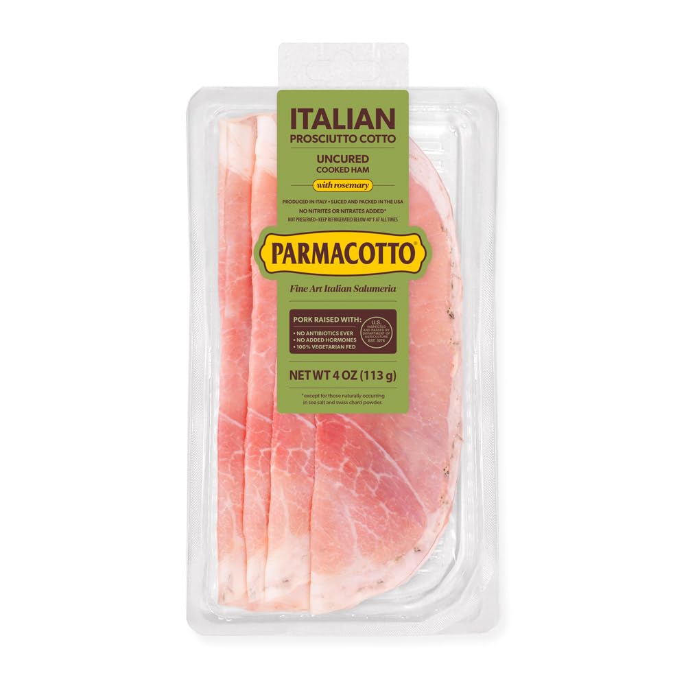 Sliced Prosciutto Cotto Rosemary, 4 Ounce