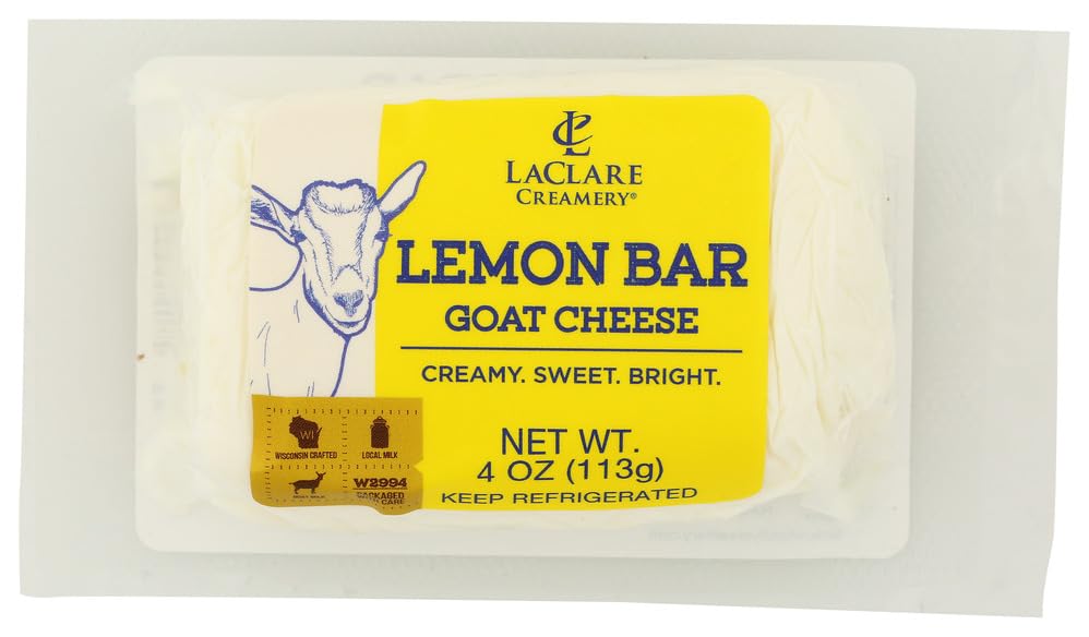 Laclare Family Creamery Lemon Bar Goat Cheese Log, 4 OZ