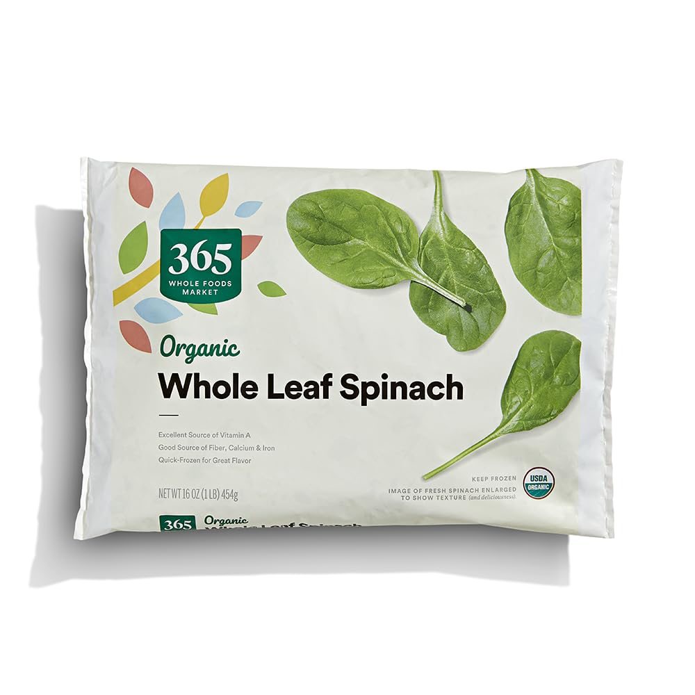 Organic Whole Leaf Spinach, 16 oz