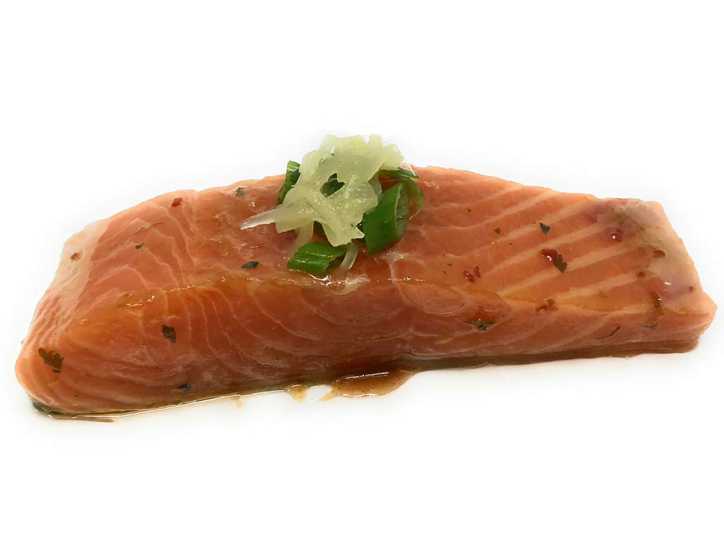 Salmon Tips Thai Ginger