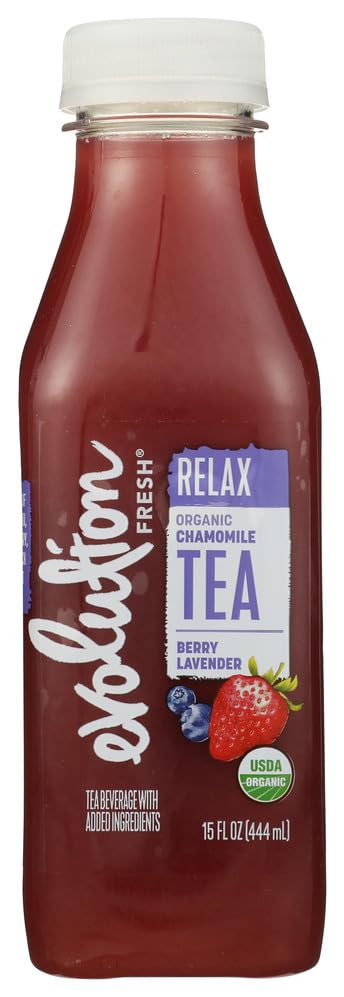 Evolution Fresh Organic Relax Berry Lavender Chamomile Tea, 15 FZ
