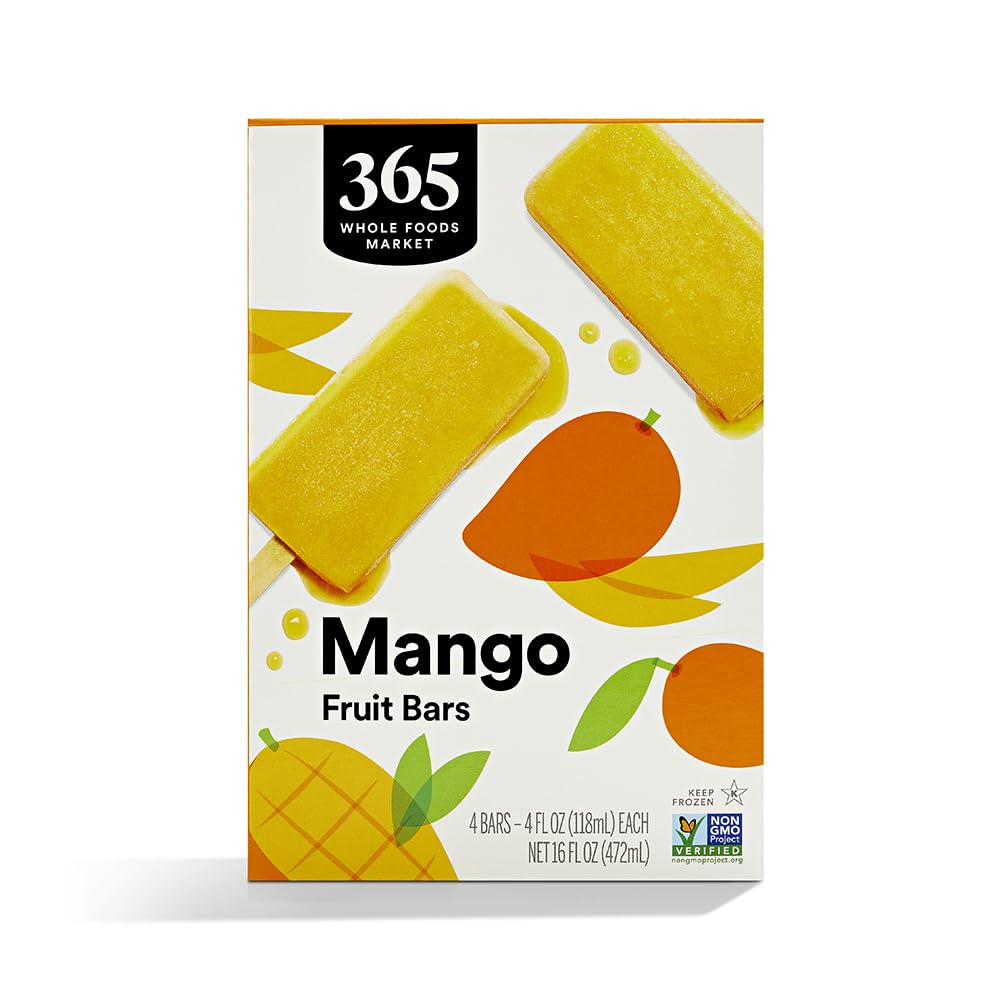 Mango Fruit Bars, 4 Fl Oz, 4 Count, (Frozen)