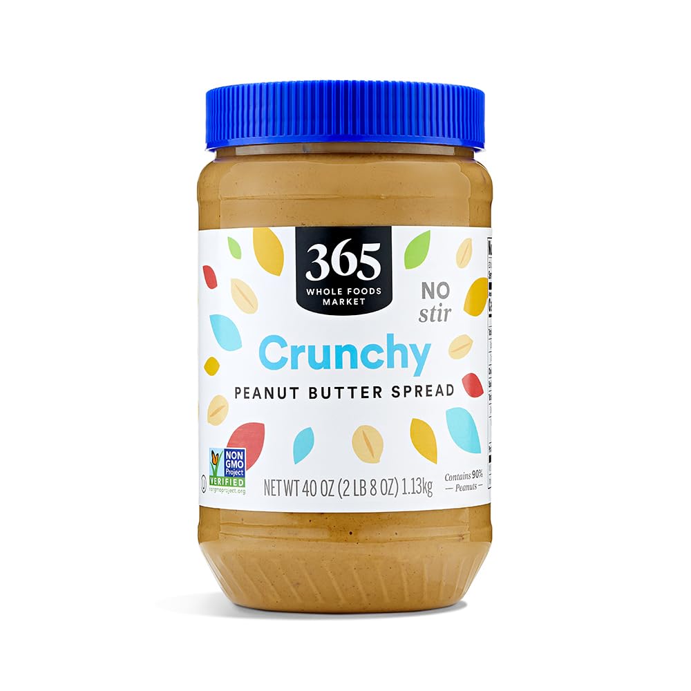 Crunchy Peanut Butter Spread, No Stir, 40 Ounce