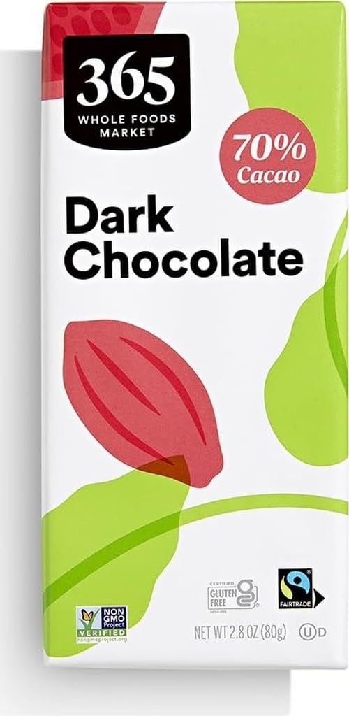 70% Dark Chocolate Bar, 2.8 Ounce