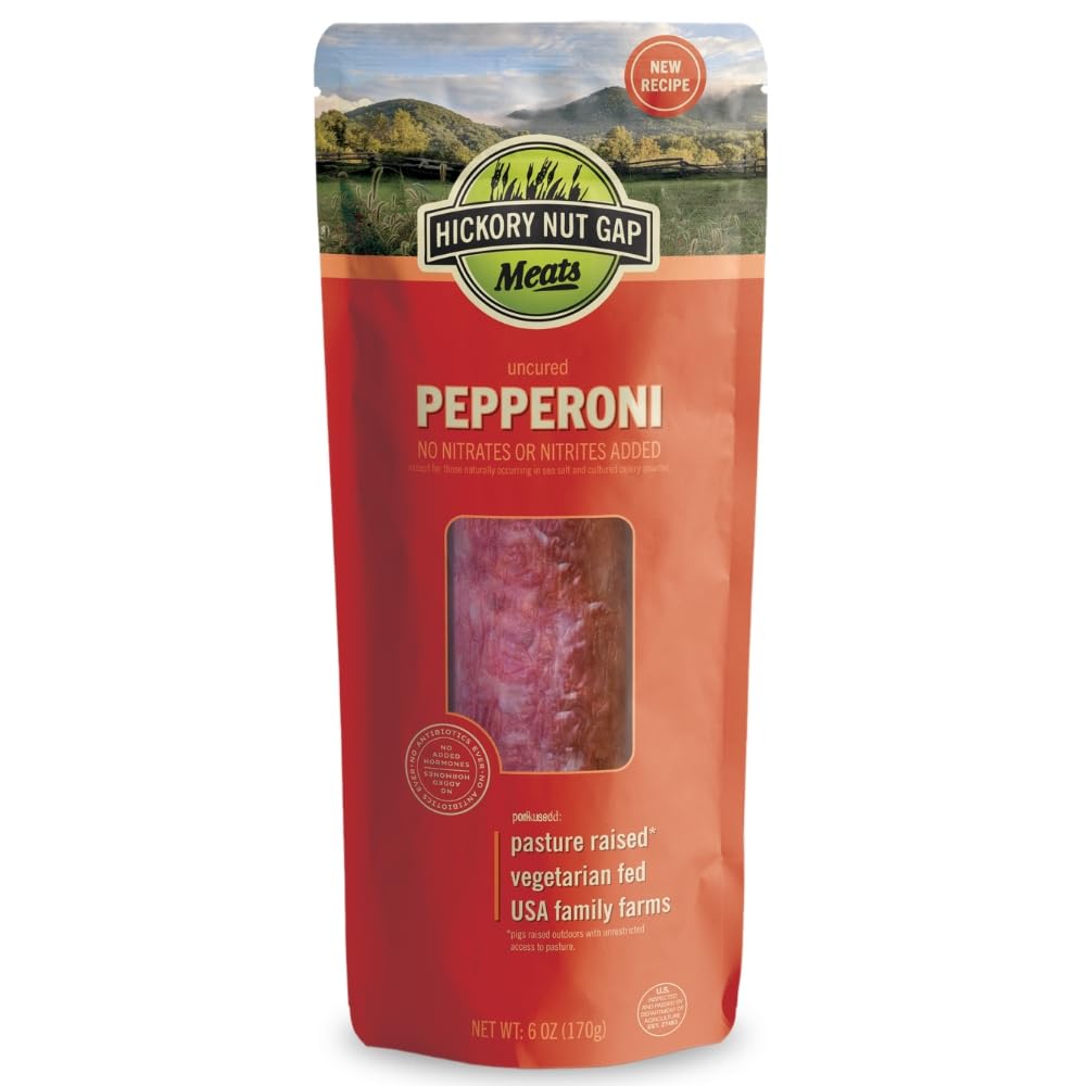 Hickory Nut Gap, Chub Pepperoni, 6 Ounce