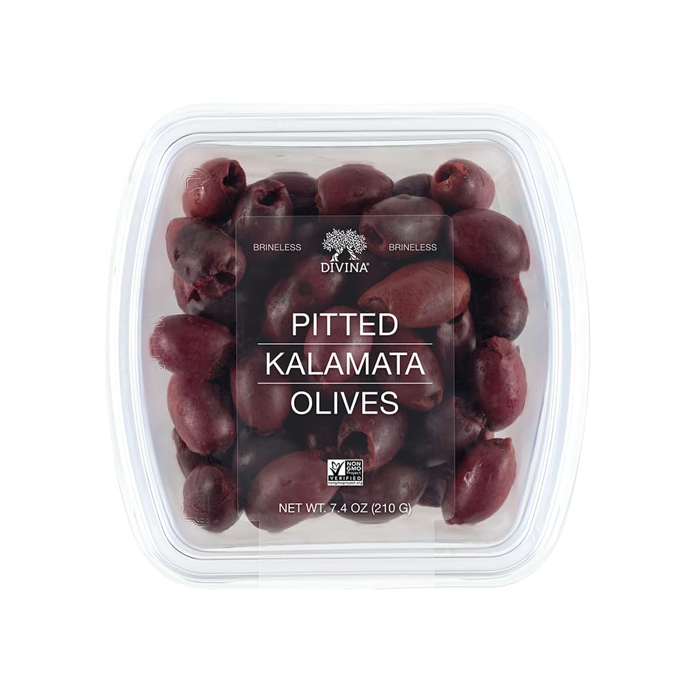 DIVINA Olive Deli Cup, Pitted Kalmata, 4.2 Oz