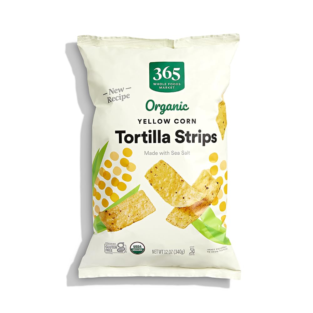 Organic Yellow Corn Tortilla Strips, 12 Ounce