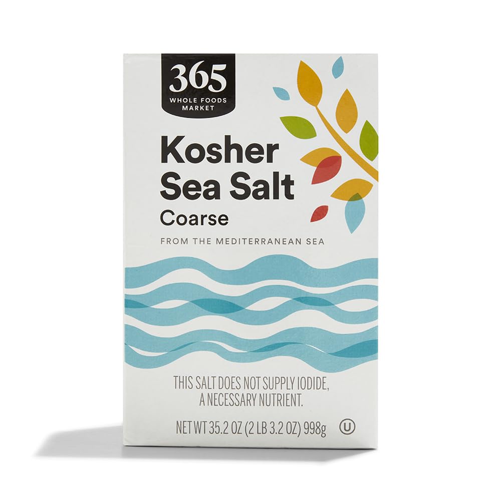 365 by Whole Foods Market Kosher Sea Salt, Coarse, 2.2 lb