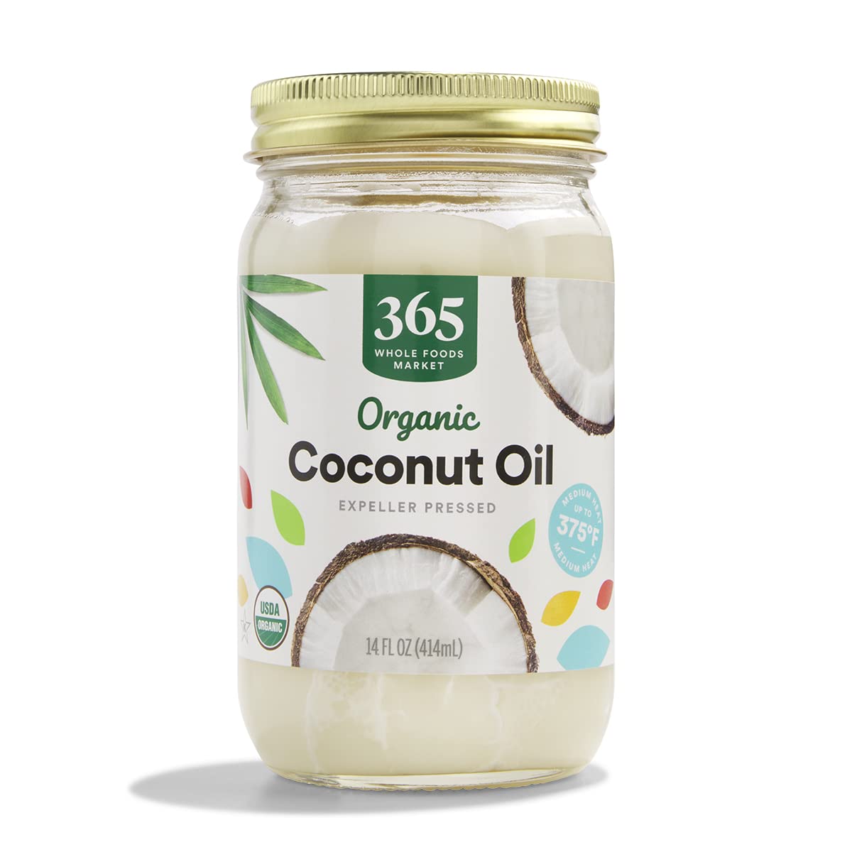 Organic Refined Coconut Oil, 14 Fl Oz