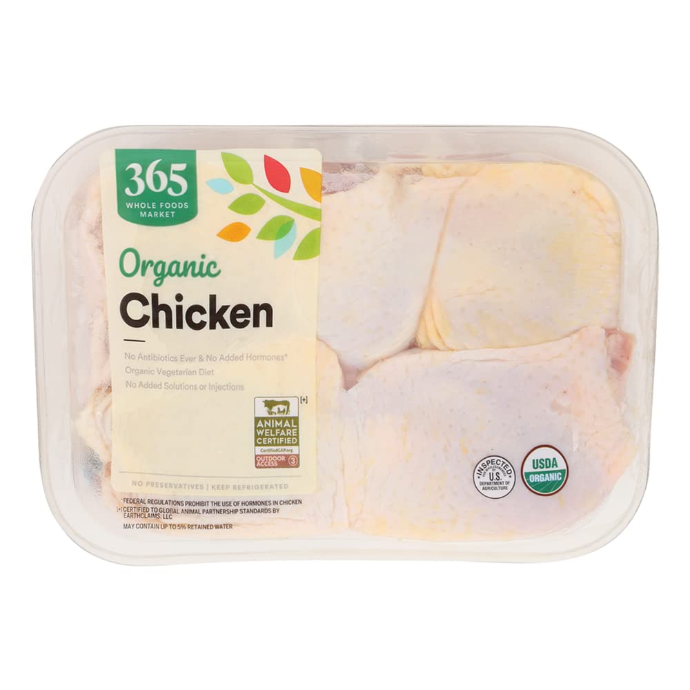 365 by Whole Foods Market Organic Bone In Chicken Thighs