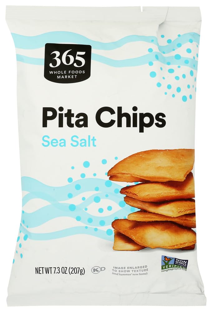 365 by Whole Foods Market Sea Salt Pita Chip, 7.3 OZ