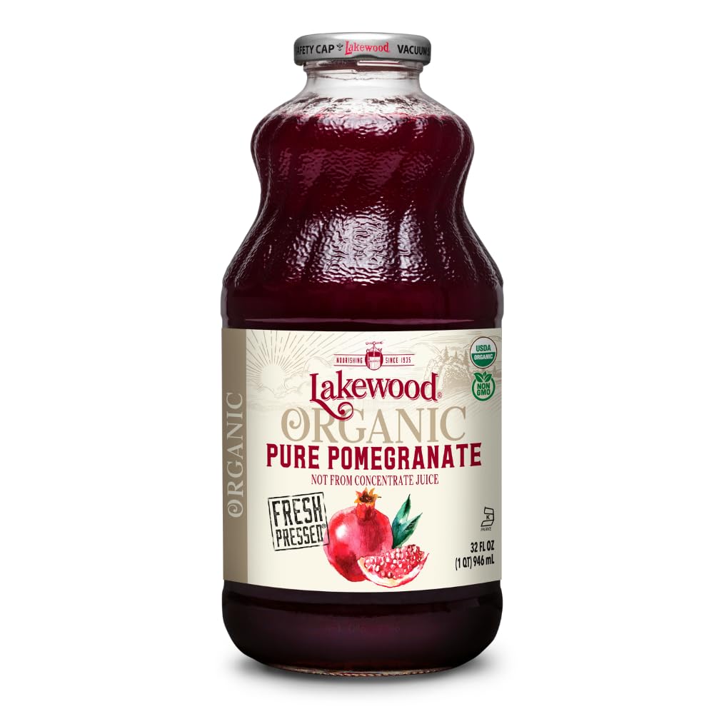 Organic Pure Pomegranate Juice, 32 Fl Oz Bottle