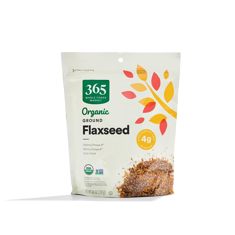 Flaxseed Ground Organic, 14 Ounce
