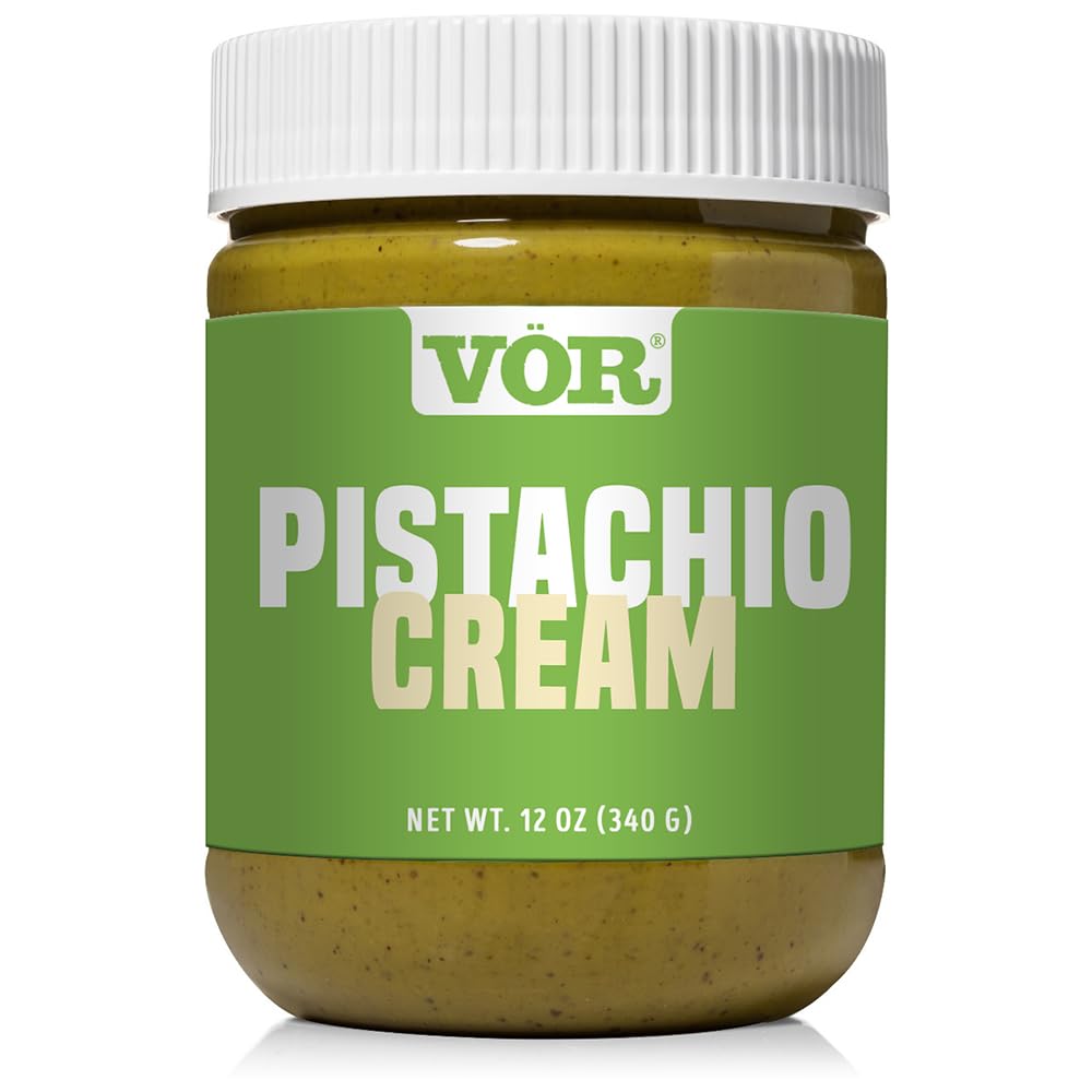Vör Pistachio Cream (12oz) | Rich & Nutty pistachio cream spread for Knafeh Dubai Chocolate Bars